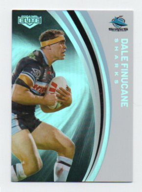 2024 Nrl Elite Silver Special Parallel (P030) Dale Finucane Sharks