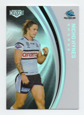 2024 Nrl Elite Silver Special Parallel (P031) Nicho Hynes Sharks