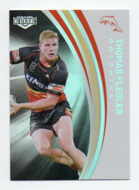 2024 Nrl Elite Silver Special Parallel (P041) Thomas Flegler Dolphins