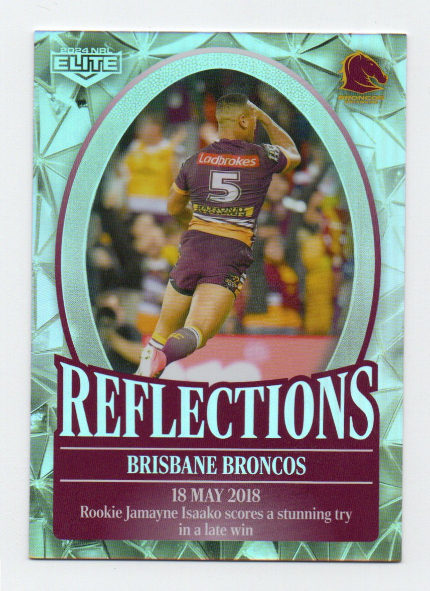 2024 Nrl Elite NRL Reflections (RF02) Broncos