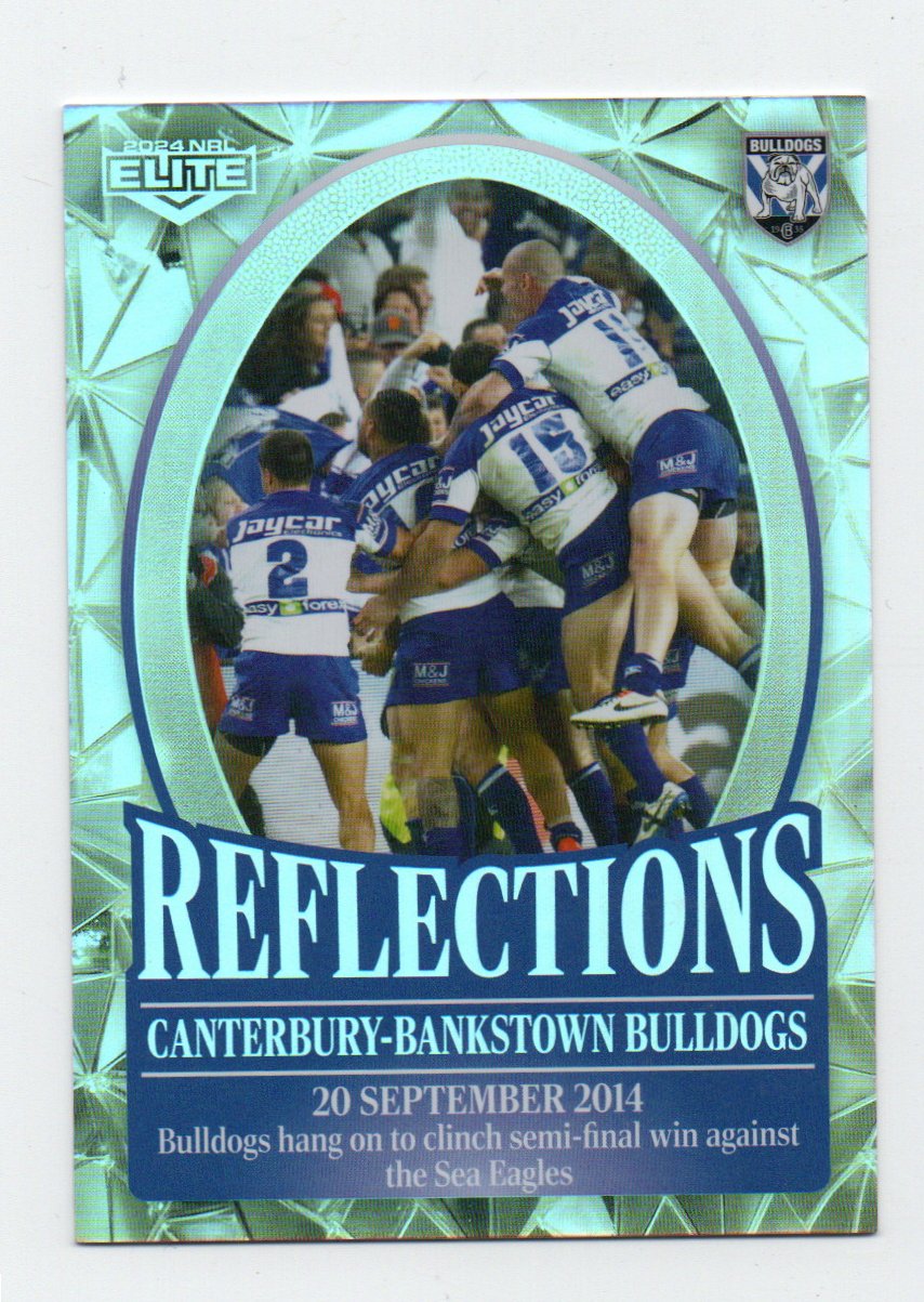 2024 Nrl Elite NRL Reflections (RF06) Bulldogs