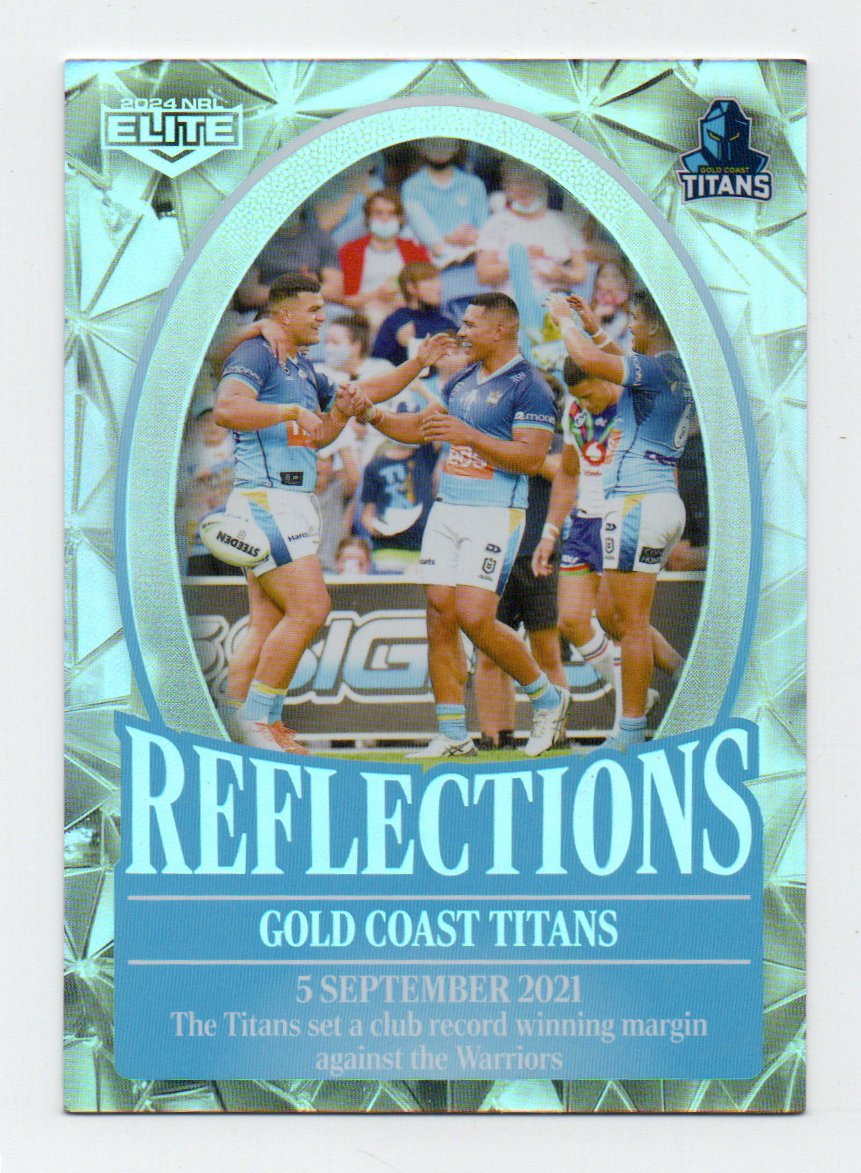 2024 Nrl Elite NRL Reflections (RF12) Titans