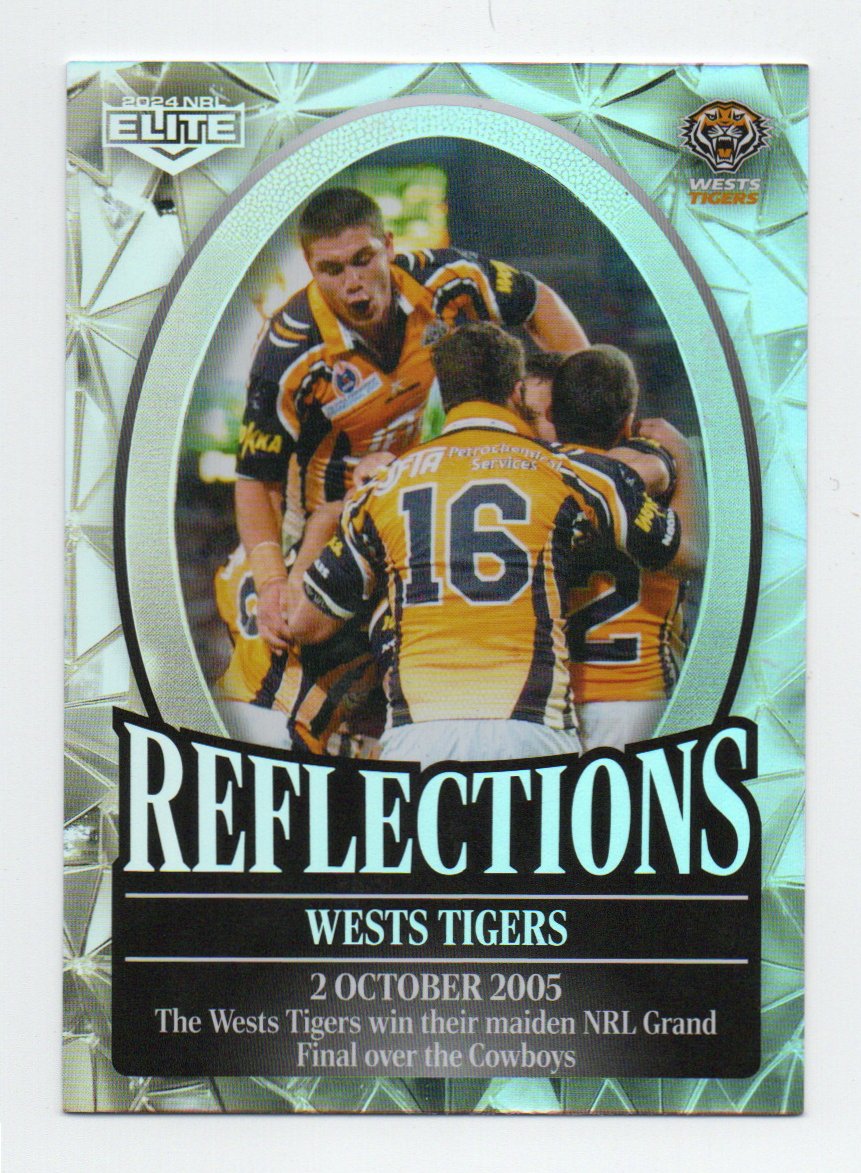 2024 Nrl Elite NRL Reflections (RF33) Wests Tigers