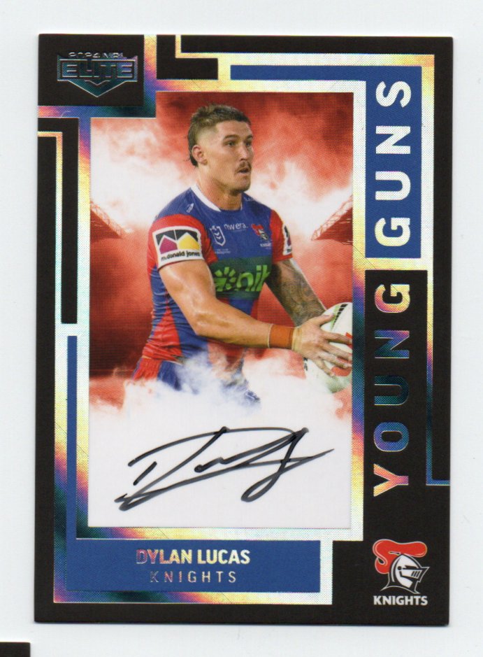 2024 Nrl Elite Youing Guns Signature (YGS09) Dylan Lucas Knights 048/150