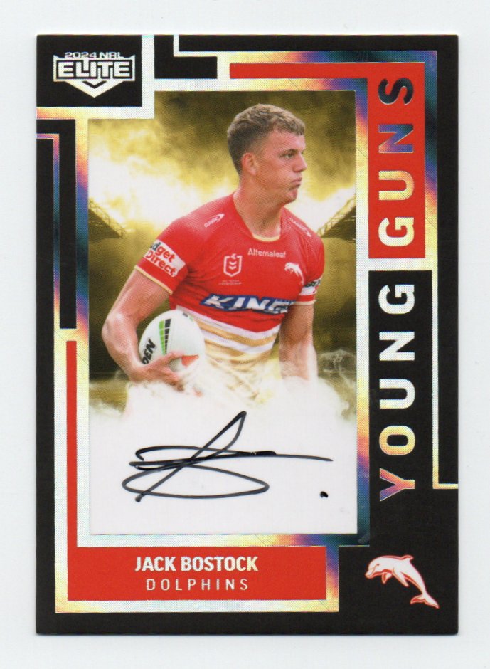 2024 Nrl Elite Youing Guns Signature (YGS05) Jack Bostock Dolphins 013/150