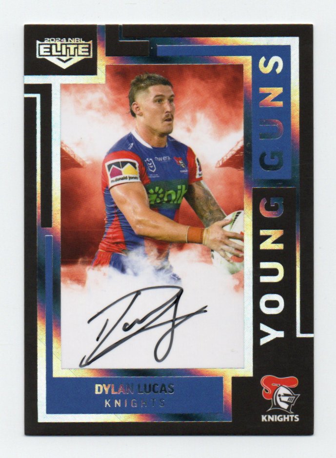 2024 Nrl Elite Youing Guns Signature (YGS09) Dylan Lucas Knights 070/150