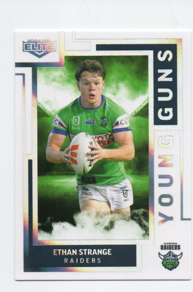 2024 Nrl Elite Youing Guns (YG04) Ethan Strange Raiders 196/206