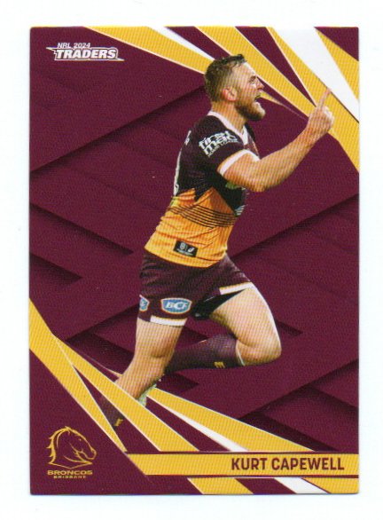 2024 NRL Traders Base (002) Kurt Caprewell Broncos