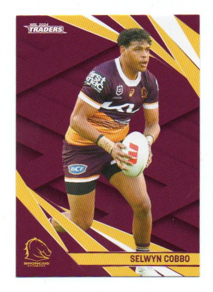 2024 NRL Traders Base (004) Selwyn Cobbo Broncos