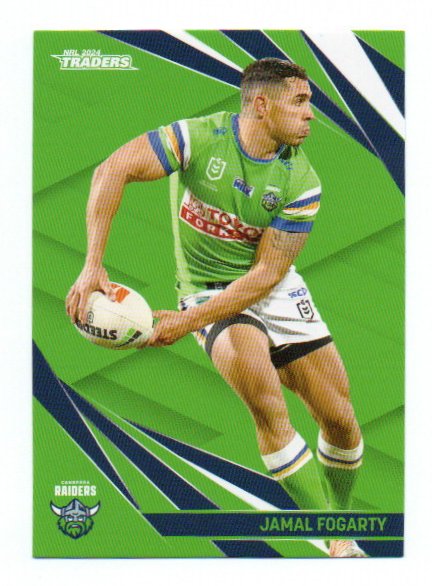 2024 NRL Traders Base (011) Jamal Fogarty Raiders