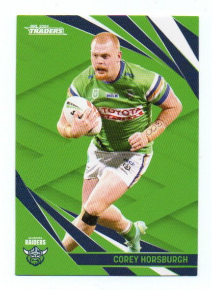 2024 NRL Traders Base (012) Corey Horsburgh Raiders