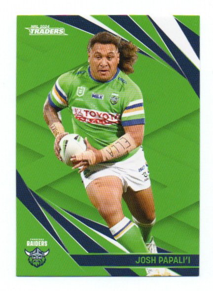 2024 NRL Traders Base (014) Josh Papali’I  Raiders