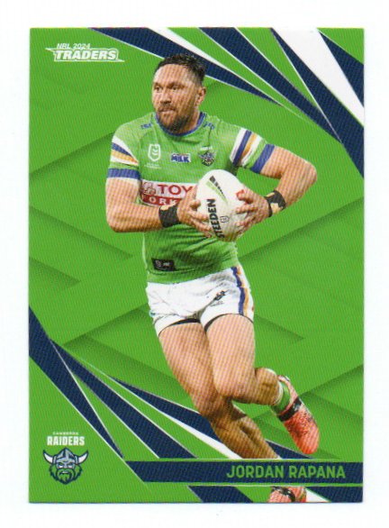 2024 NRL Traders Base (015) Jordan Rapana Raiders