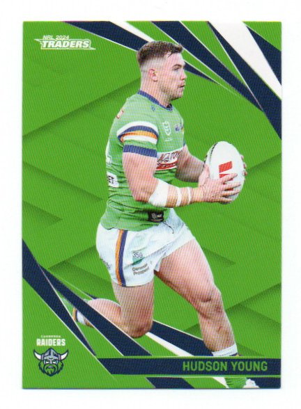 2024 NRL Traders Base (018) Hudson Young Raiders