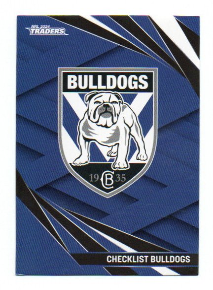 2024 NRL Traders Base (019) Bulldogs Checklist