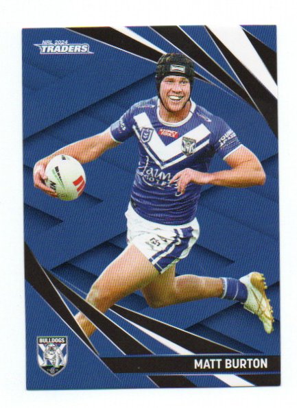 2024 NRL Traders Base (021) Matt Burton Bulldogs