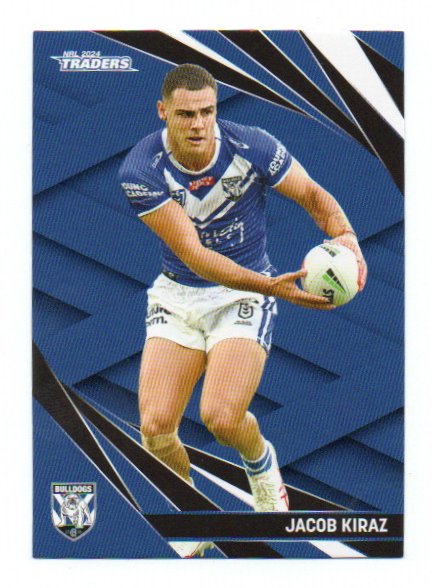 2024 NRL Traders Base (024) Jacob Kiraz Bulldogs