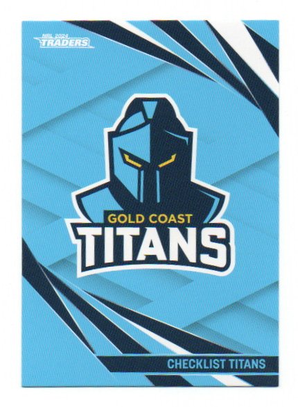 2024 NRL Traders Base (046) Titans Checklist