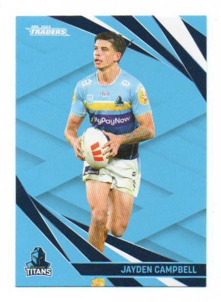 2024 NRL Traders Base (048) Jayden Campbell Titans