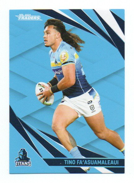 2024 NRL Traders Base (049) Tino Fa’Asuamaleaui Titans