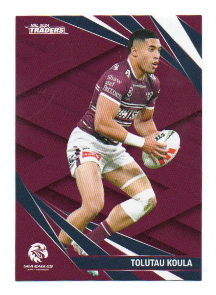 2024 NRL Traders Base (059) Tolutau Koula Sea Eagles