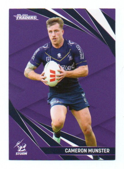 2024 NRL Traders Base (070) Cameron Munster Storm