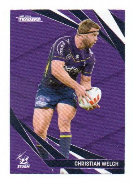 2024 NRL Traders Base (072) Christian Welch Storm