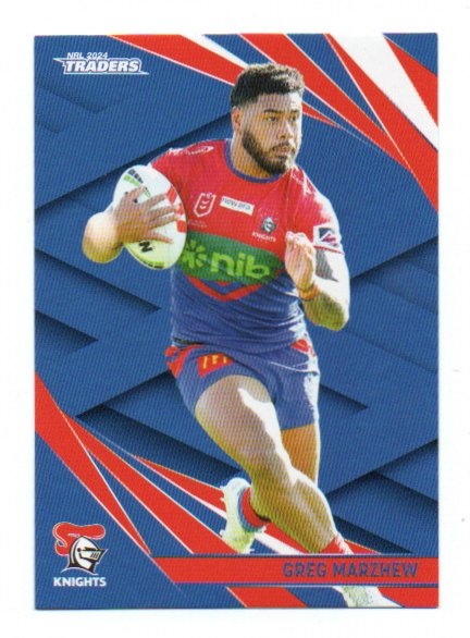 2024 NRL Traders Base (078) Greg Marzhew Knights