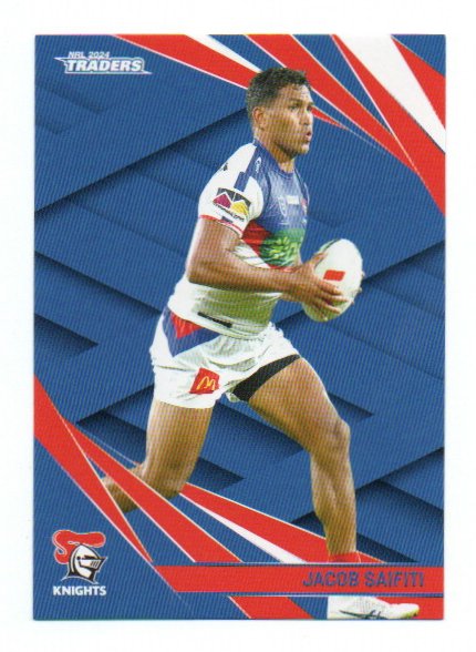 2024 NRL Traders Base (081) Jacob Saifiti Knights