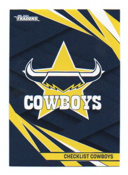 2024 NRL Traders Base (082) Cowboys Checklist