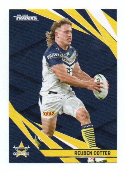 2024 NRL Traders Base (083) Reuben Cotter Cowboys