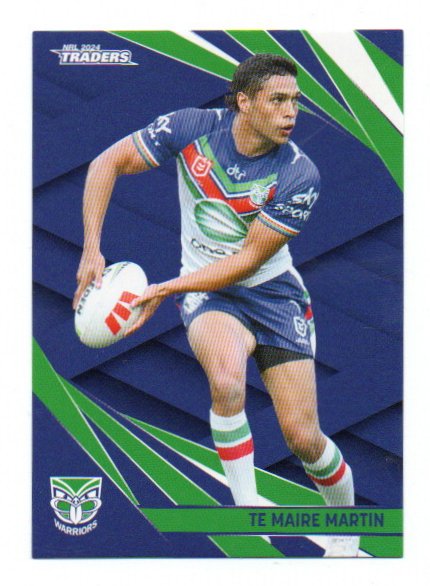 2024 NRL Traders Base (142) Te Maire Martin Warriors