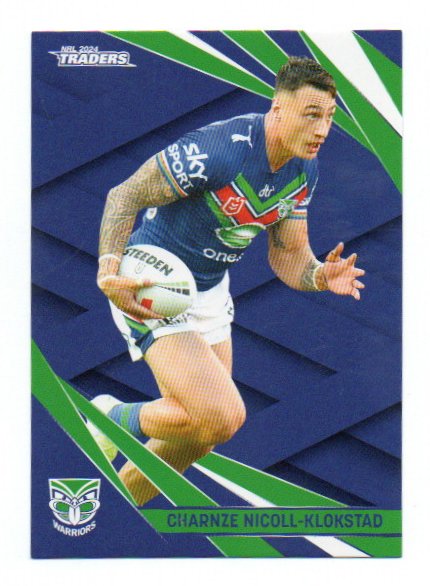 2024 NRL Traders Base (143) Charnze Nicoll-Klokstad Warriors