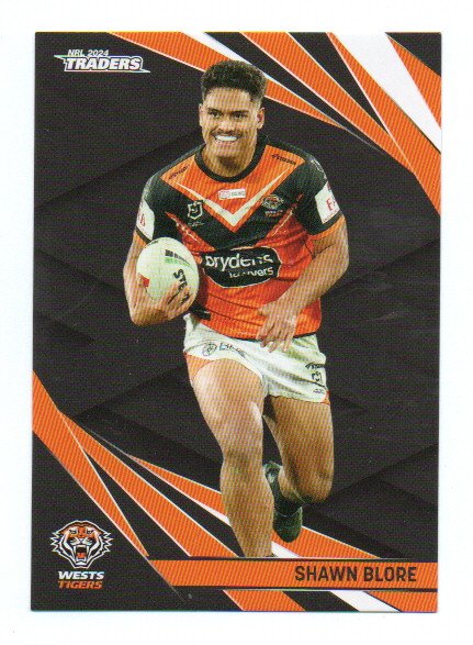 2024 NRL Traders Base (147) Shawn Blore Wests Tigers