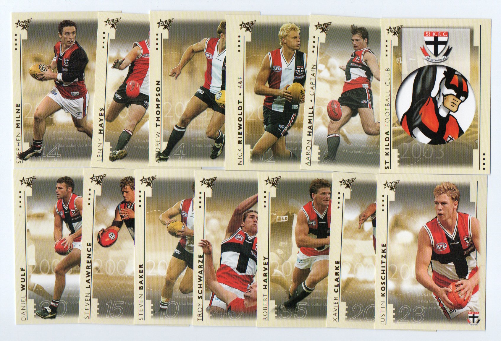 2003 Select XL Team Set – St Kilda