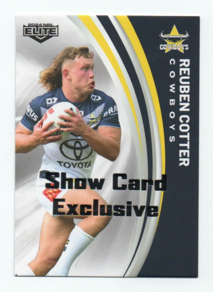 2024 Nrl Elite Show Card Exclusive (083) Reuben Cotter Cowboys