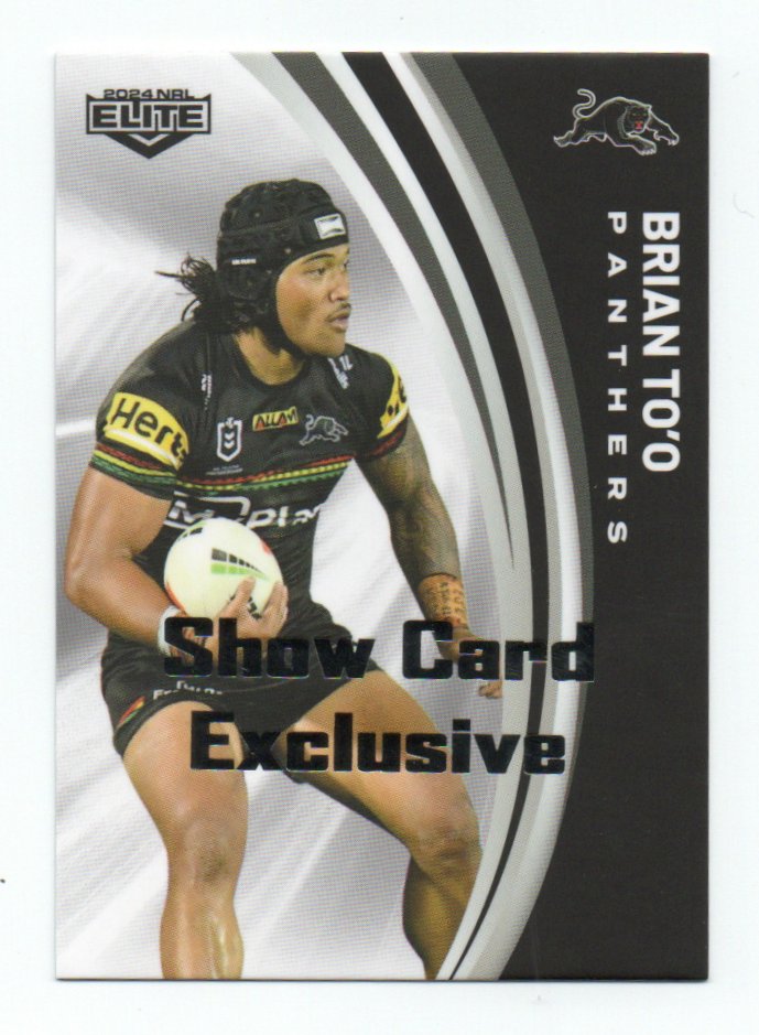 2024 Nrl Elite Show Card Exclusive (107) Brian To’o Panthers