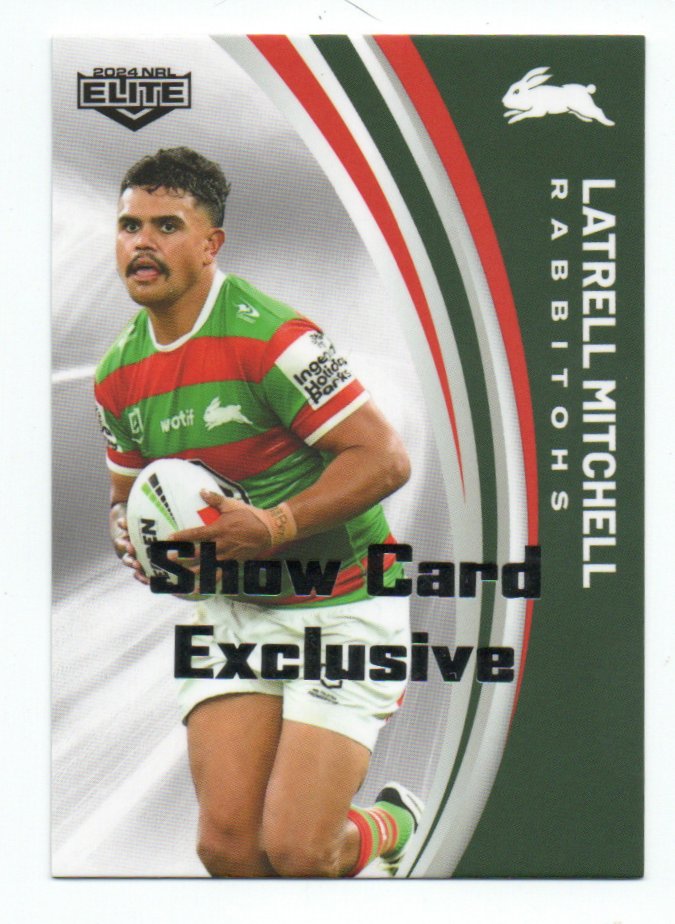 2024 Nrl Elite Show Card Exclusive (114) Latrell Mitchell Rabbitohs